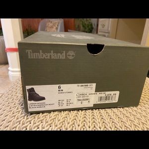 TIMBERLAND WOMENS BLACK NUBUCK BOOTS